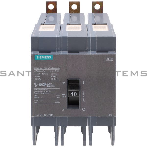 Siemens BQD340 Circuit Breaker	 Product Image