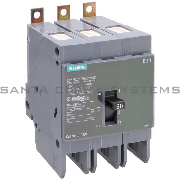 Siemens BQD350 Circuit Breaker Product Image