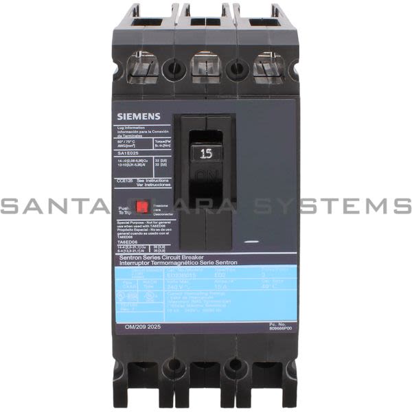 Siemens ED23B015 Circuit Breaker Product Image