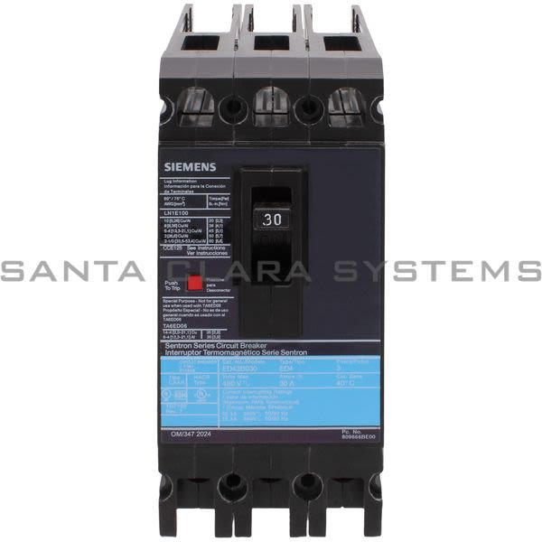 Siemens ED43B030 Circuit Breaker Product Image