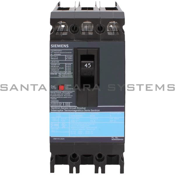 Siemens ED43B045 Circuit Breaker Product Image