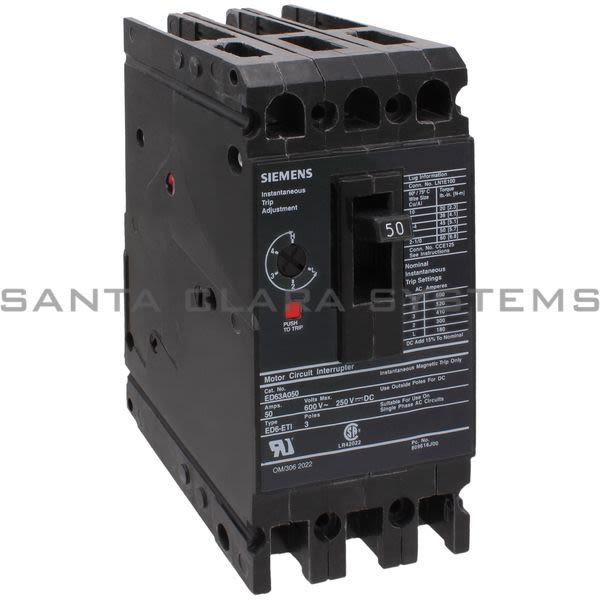 Siemens ED63A050 Circuit Breaker Product Image