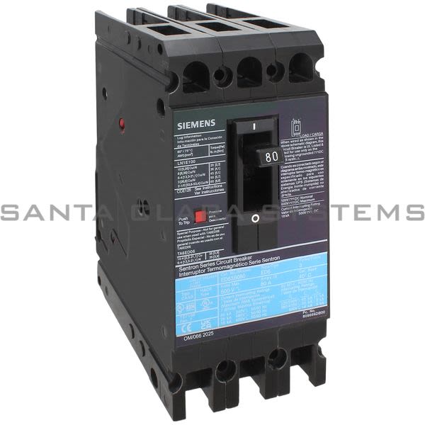 Siemens ED63B080 Circuit Breaker Product Image