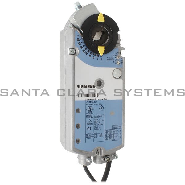 Siemens GIB136.1U Actuator Product Image