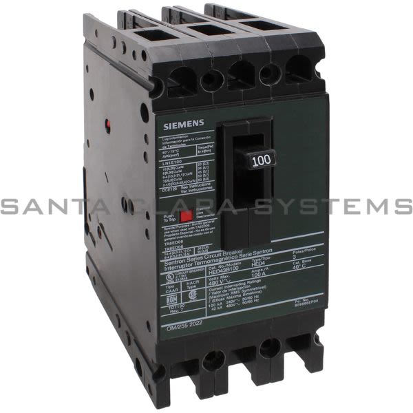 Siemens HED43B100 Circuit Breaker Product Image
