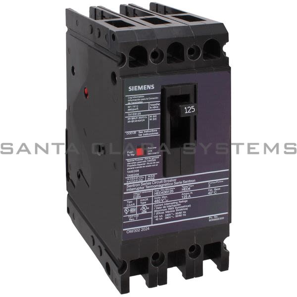 Siemens HED43B125 Circuit Breaker Product Image