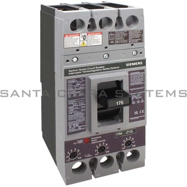 Siemens HFXD63B175 Circuit Breaker Product Image