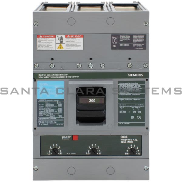 Siemens JXD63B200 Circuit Breaker Product Image