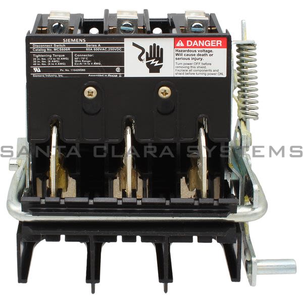Siemens MCS606R Disconnect Switch Product Image