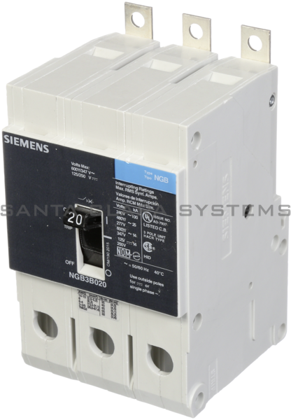 Siemens NGG3B020L Circuit Breaker Product Image