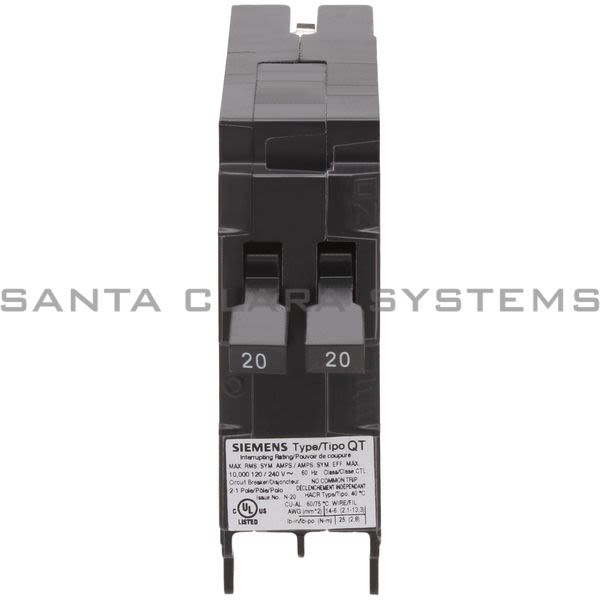 Siemens Q2020 Circuit Breaker Product Image
