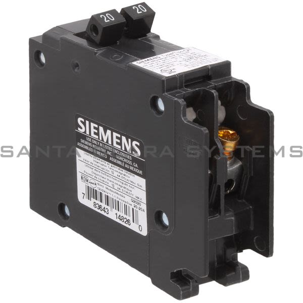 Siemens Q2020 Circuit Breaker Product Image