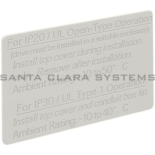 Siemens RAA1 Enclosure Cover Product Image