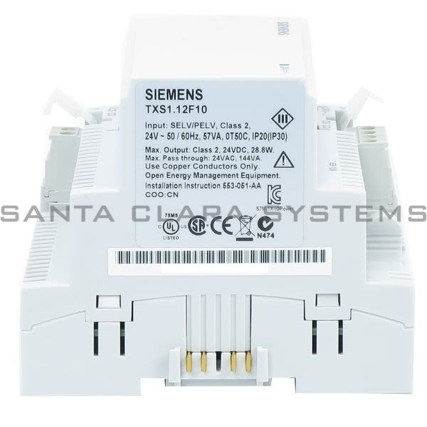 Siemens TXS1.12F10 Power Supply Module Product Image