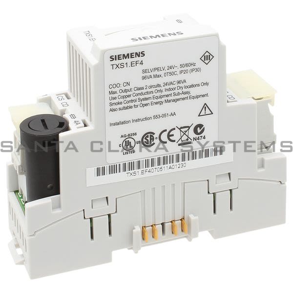 Siemens TXS1.EF4 Bus Connection Module Product Image