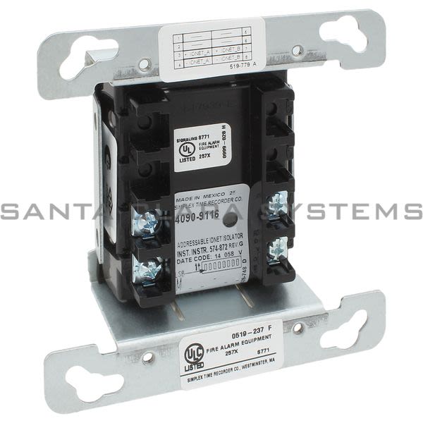 Simplex 4090-9116 Addressable IDNET 2 Isolator Module Product Image