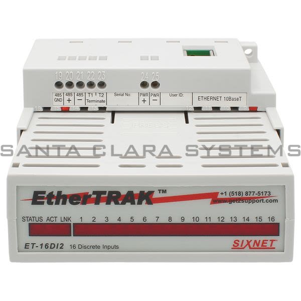 Sixnet ET-16DI2-H EtherTRAK I/O Module Product Image