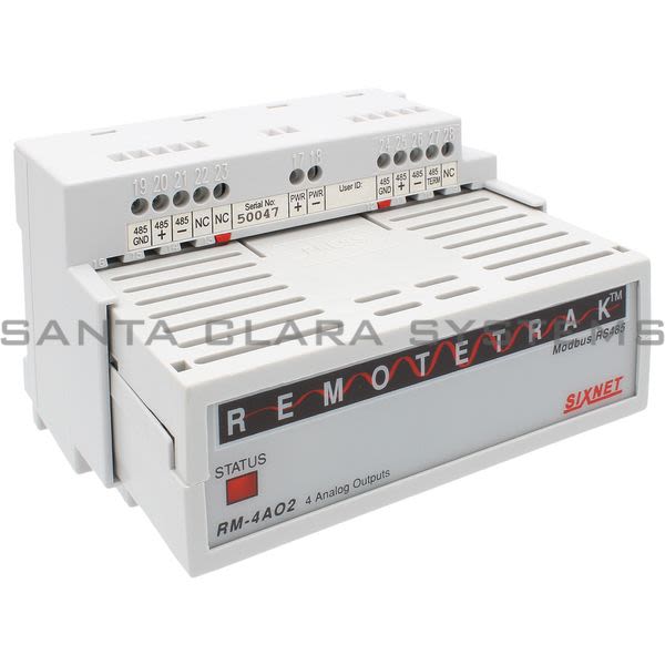 Sixnet RM-4AO2-F Analog Output Module | RemoteTRAK Product Image