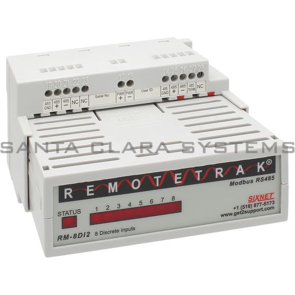 Sixnet RM-8DI2-U Discrete Input Module | RemoteTRAK Product Image