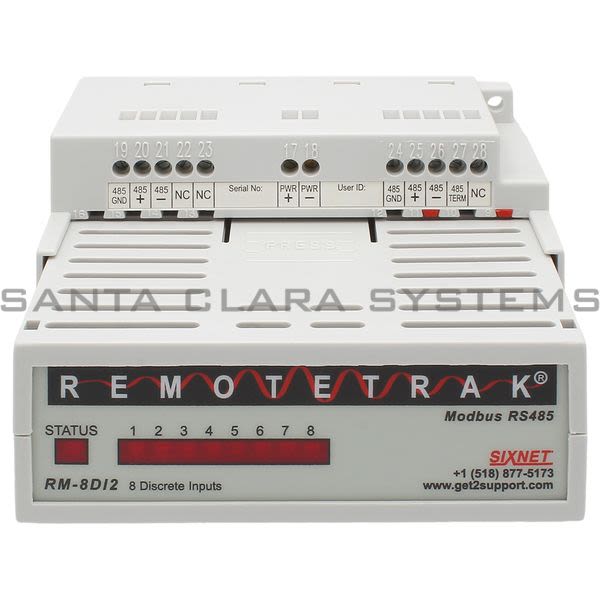 Sixnet RM-8DI2-U Discrete Input Module | RemoteTRAK Product Image