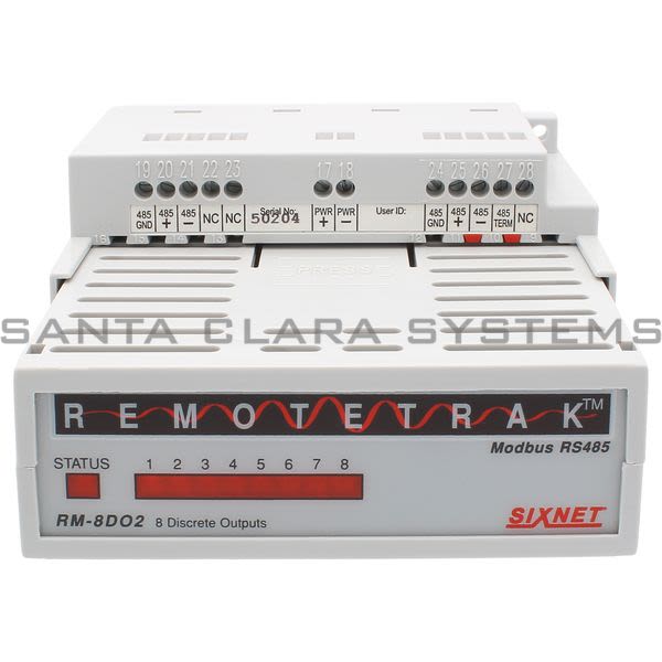 Sixnet RM-8DO2-F Discrete Output Module | RemoteTRAK Product Image