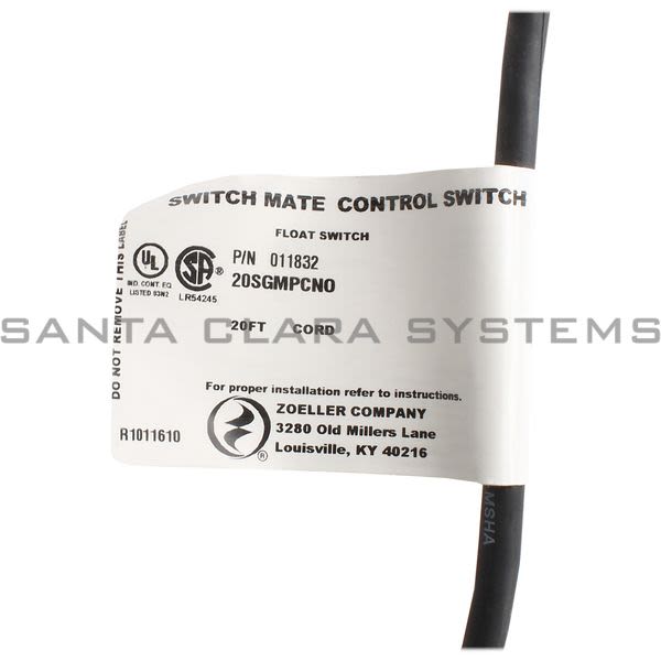 SJE Rhombus 20SGMPCNO Control Switch Product Image