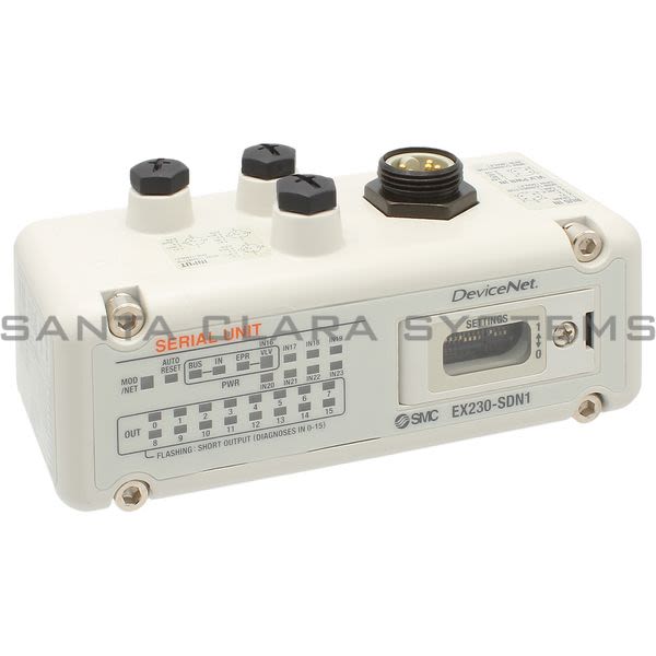 SMC EX230-SDN1 DeviceNet I/O Valve Assembly Product Image