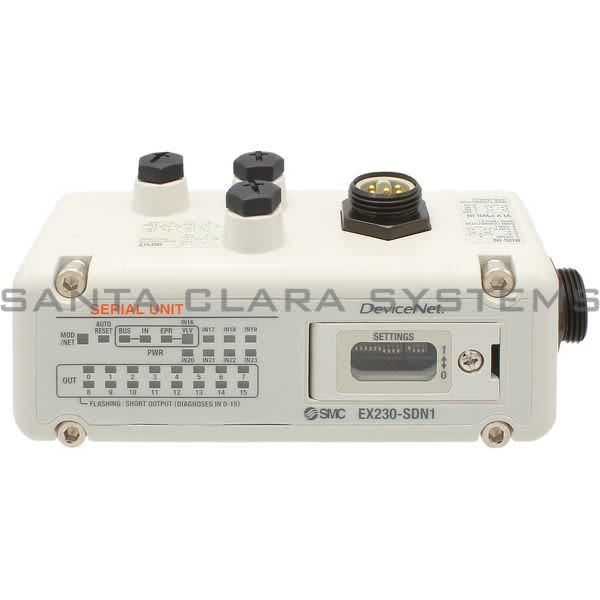 SMC EX230-SDN1 DeviceNet I/O Valve Assembly Product Image