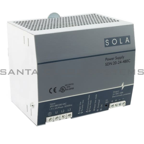 SDN2024480 Sola Power Supply Santa Clara Systems