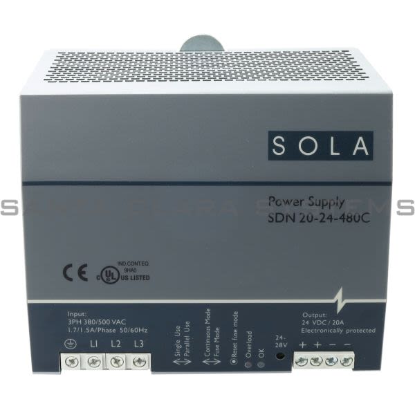 SDN2024480 Sola Power Supply Santa Clara Systems