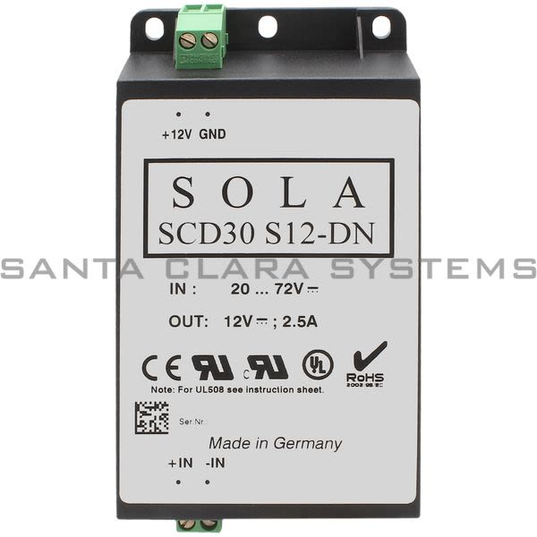 Sola SCD30-S12-DN  Power Supply Product Image