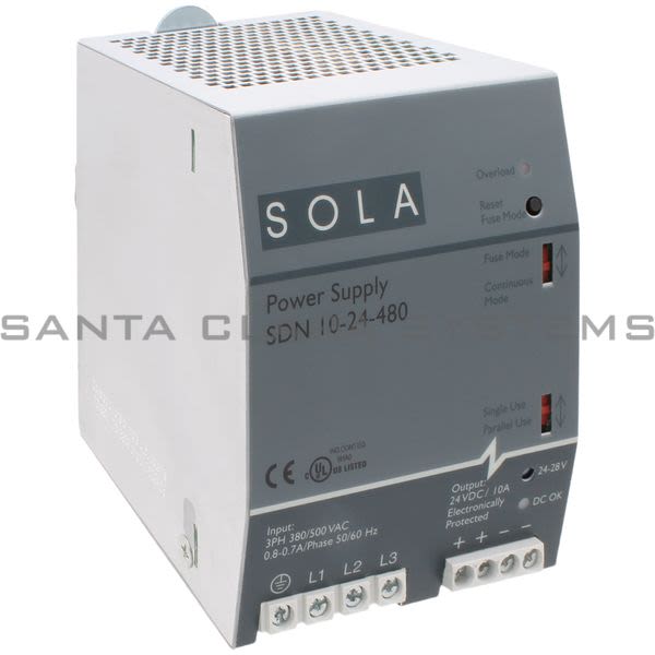 Sola SDN10-24-480 Power Supply Product Image