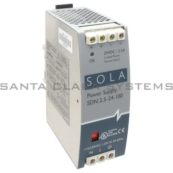 Sola SDN2.5-24-100 Power Supply Product Image