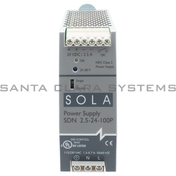 Sola SDN 2.5-24-100P  Power Supply Product Image