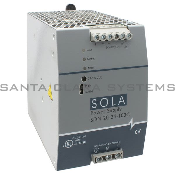 Sola SDN20-24-100C Power Supply | Sdn-2024-100C Product Image