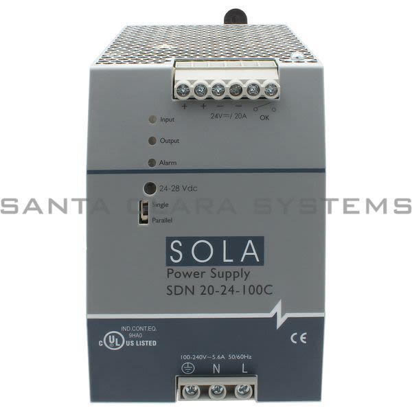 Sola SDN20-24-100C Power Supply | Sdn-2024-100C Product Image