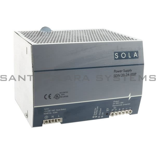 Sola SDN20-24-100P Power Supply Product Image