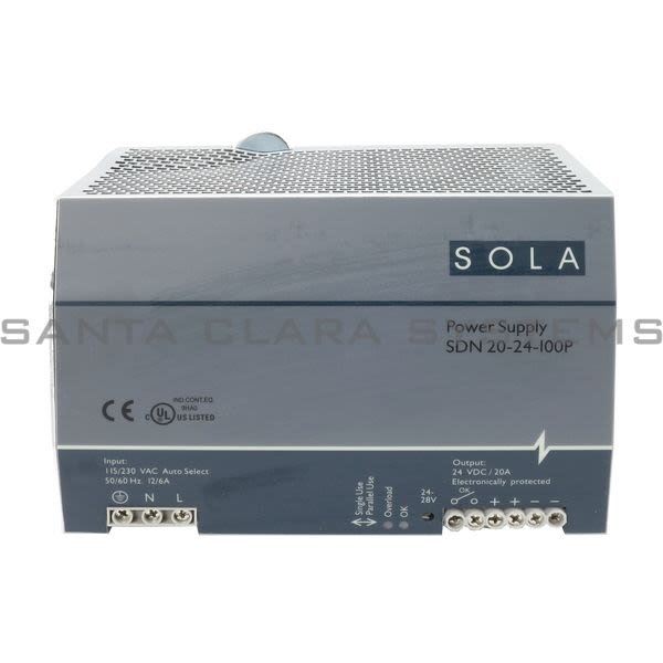Sola SDN20-24-100P Power Supply Product Image
