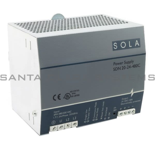 Sola SDN20-24-480 Power Supply Product Image