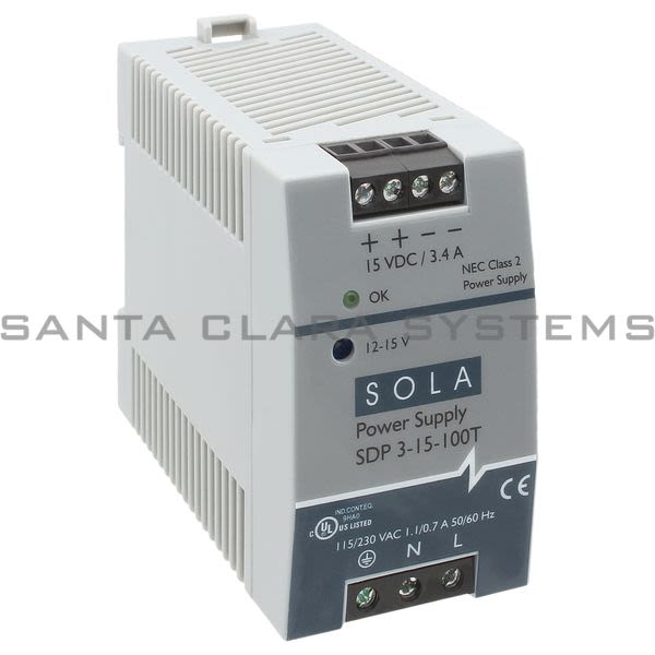Sola SDP3-15-100T  Power Supply Product Image