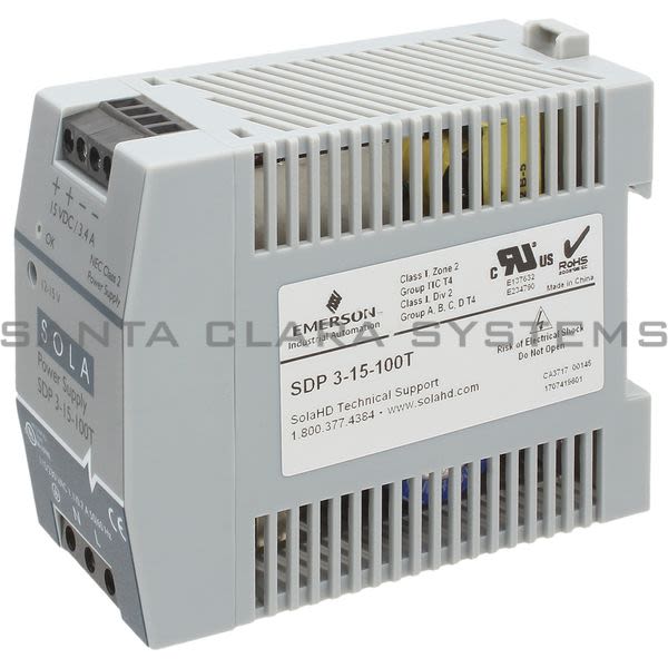 Sola SDP3-15-100T  Power Supply Product Image