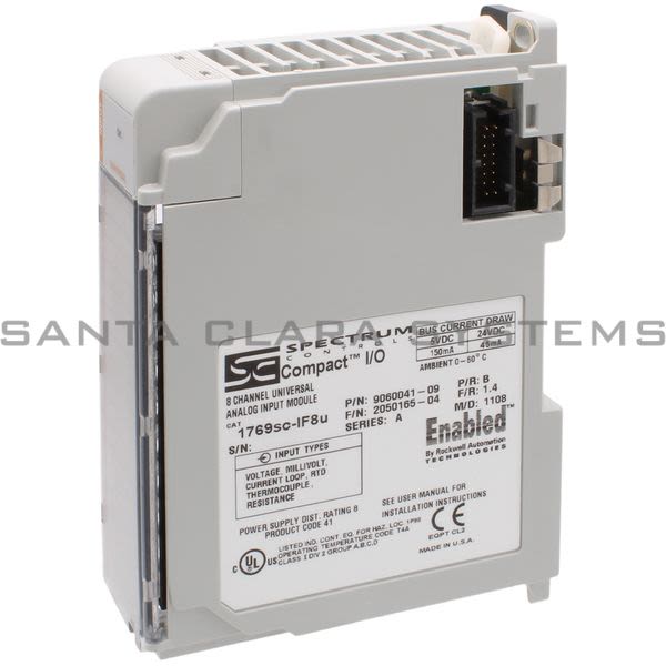 Spectrum Controls 1769SC-IF8U Compact I/O 8 Channel Universal Analog Input Module Product Image