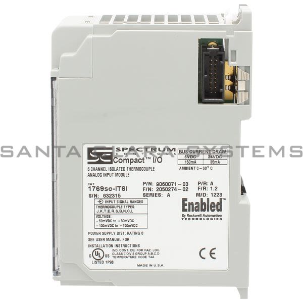 Spectrum Controls 1769SC-IT6I Input Module Product Image