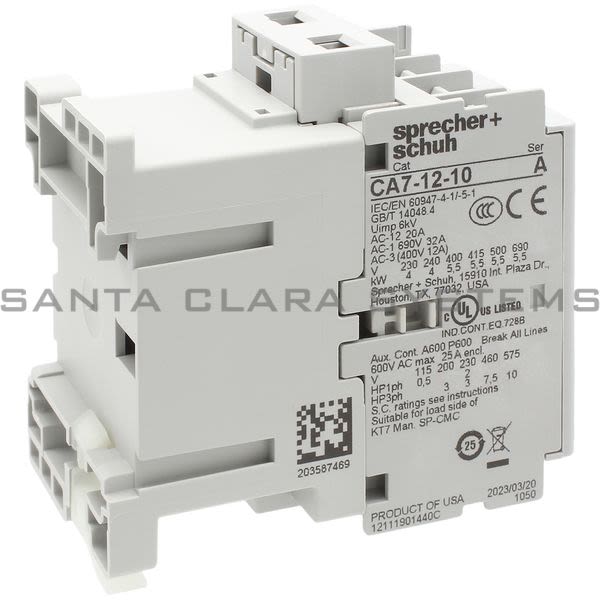 Sprecher+Schuh CA7-12-10-24Z Miniature Contactor Product Image