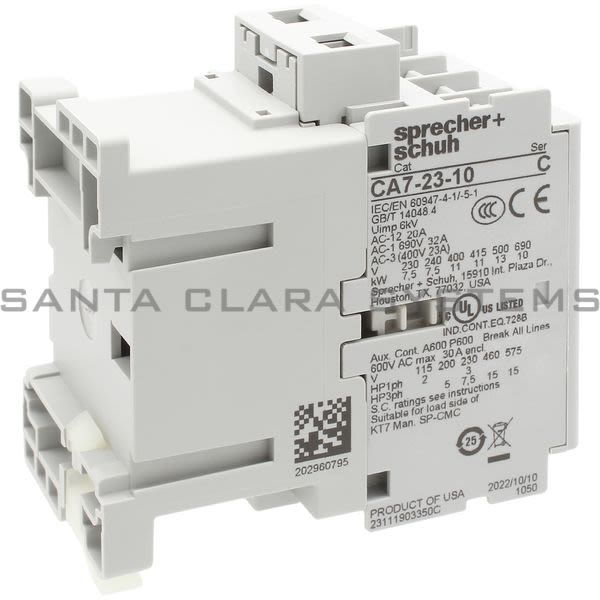 Sprecher+Schuh CA7-23-10-480 Contactor Product Image