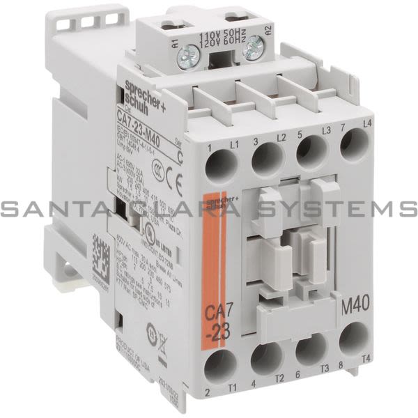 Sprecher+Schuh CA7-23-M40-120 Contactor | CA7-23-M40 110/120V Product Image