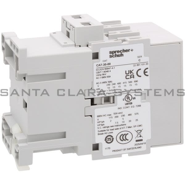 Sprecher+Schuh CA7-30-00-120 Contactor Product Image