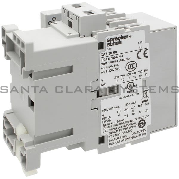 Sprecher+Schuh CA7-30-10-120 Contactor Product Image