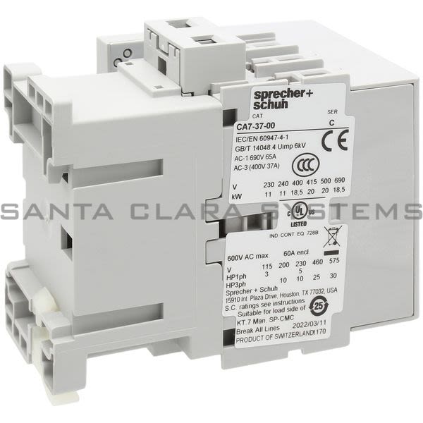 Sprecher+Schuh CA7-37-10-120 Contactor Product Image