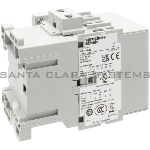 Sprecher+Schuh CA7-43-10-220W Contactor Product Image